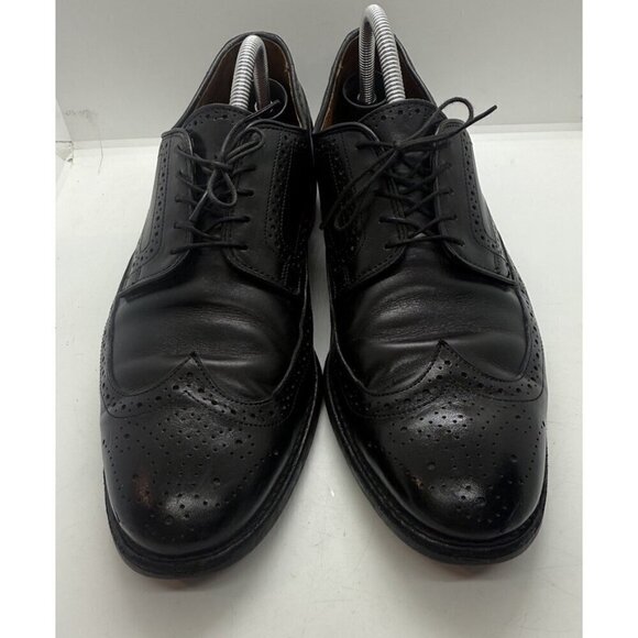 ALLEN EDMONDS Lombard Black Leather Wingtip Brogue Derby Shoes Men\'s Sz US 10.5D main image 9